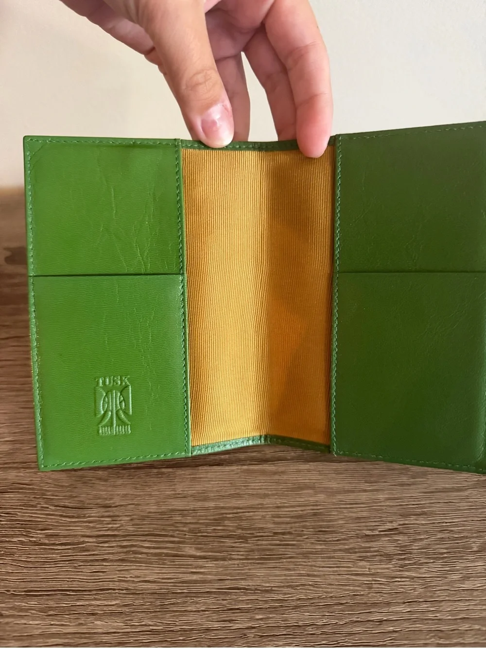 Tusk Fuchsia Siam Goatskin Leather Passport Cover